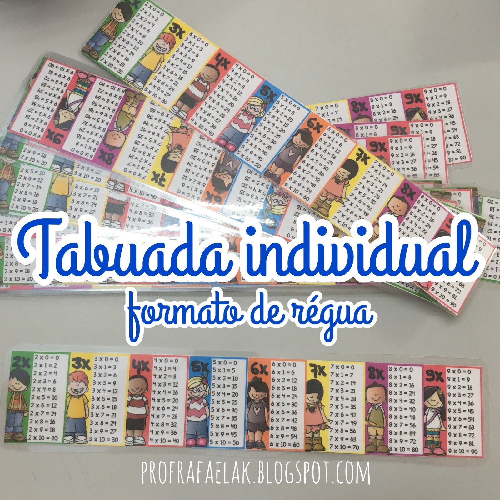 TABUADA INDIVIDUAL PARA IMPRIMIR – Criar Recriar Ensinar